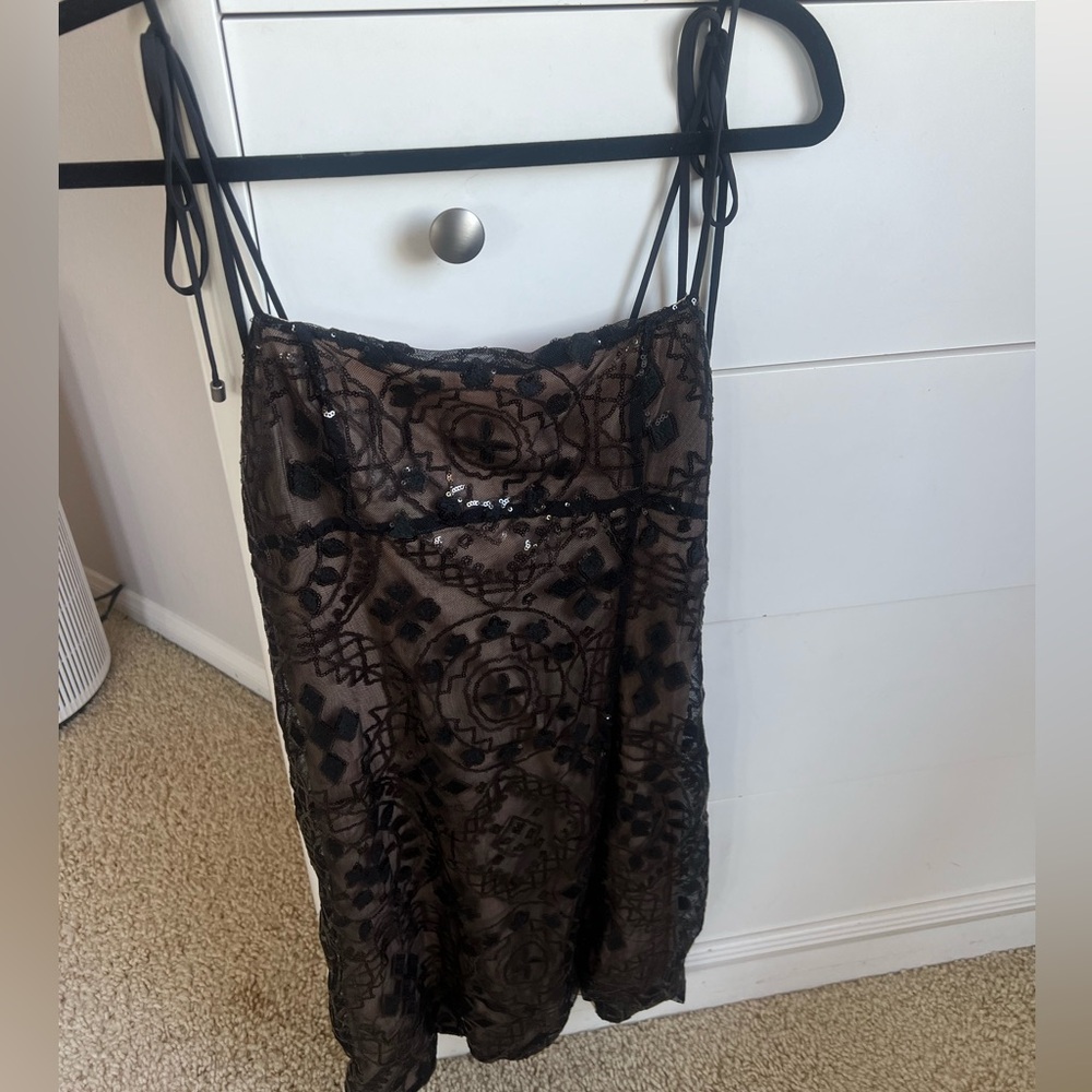 Sparkly black dress - Free People